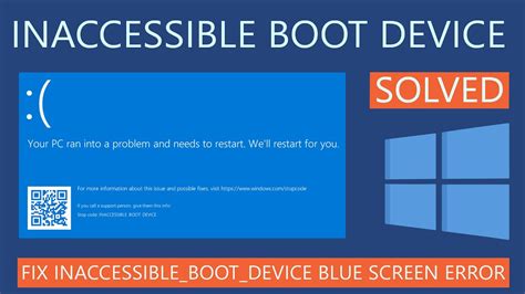 cloned drive not booting windows 8.1|inaccessible boot device after cloning.